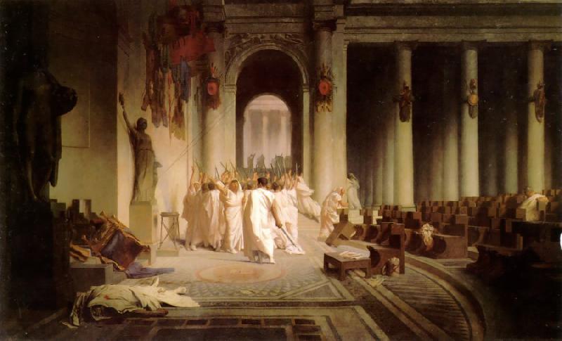 Jean Leon Gerome The Death of Caesar oil painting picture